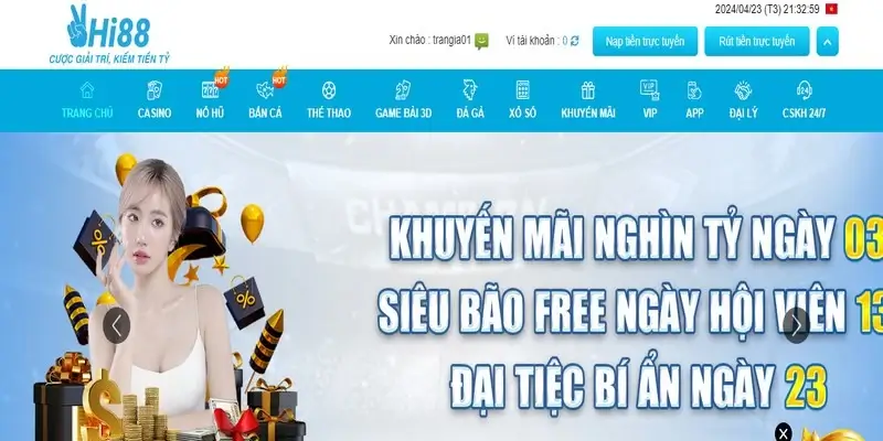 Giới thiệu nhà cái Hi88 - Thiên đường cược giải trí, kiếm tiền tỷ